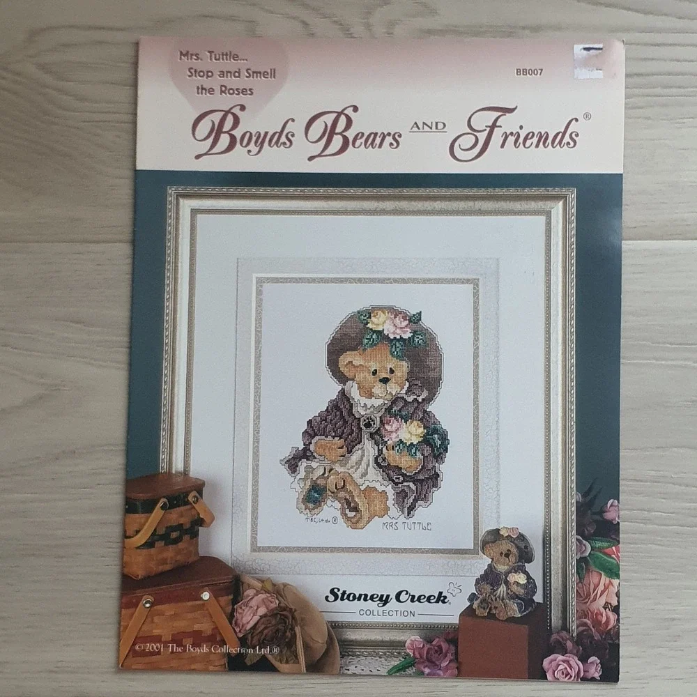 Boyds Bears Stoney Creek Cross Stitch‎ Patterns Bailey Mrs Tuttle BB001 BB007